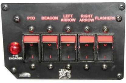 Picture of Power Up 5 Switch Panel 08' - Right side - Current Dodge / Sterling 3500 / 4500 / 5500