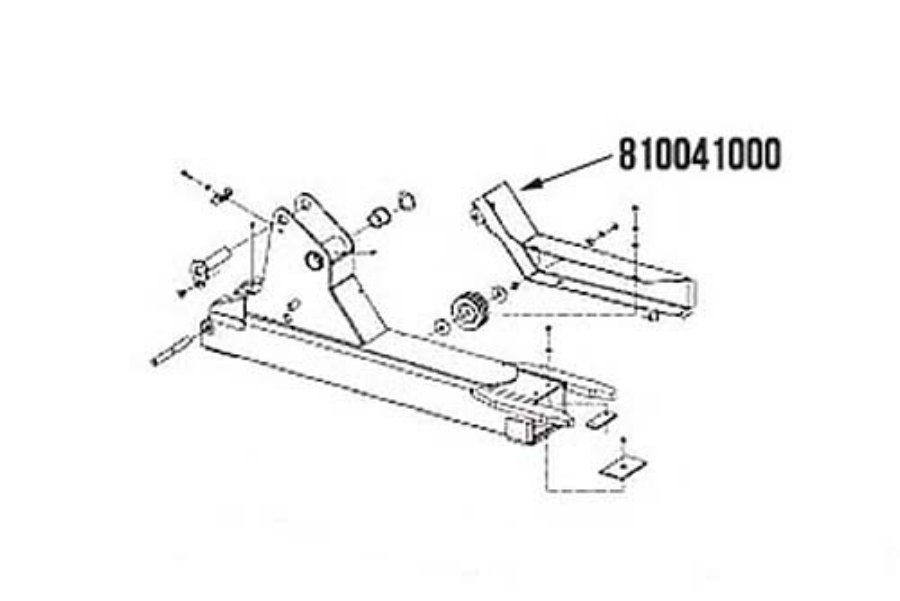 Picture of Miller Wheel Lift Hose Shield Vulcan 810