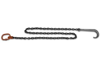 Picture of All-Grip Alloy Safety and Recovery Chains G80 w/ 15" Clevlok J Hook and Master Link