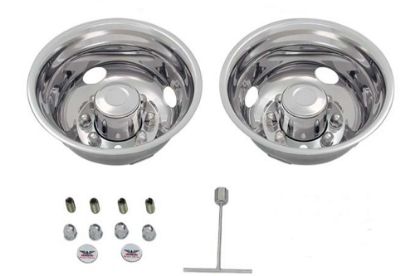 Picture of Phoenix Stainless Steel D.O.T. Simulator Axle Pair 16"/16.5" 8 Lug 4 HH Trailer