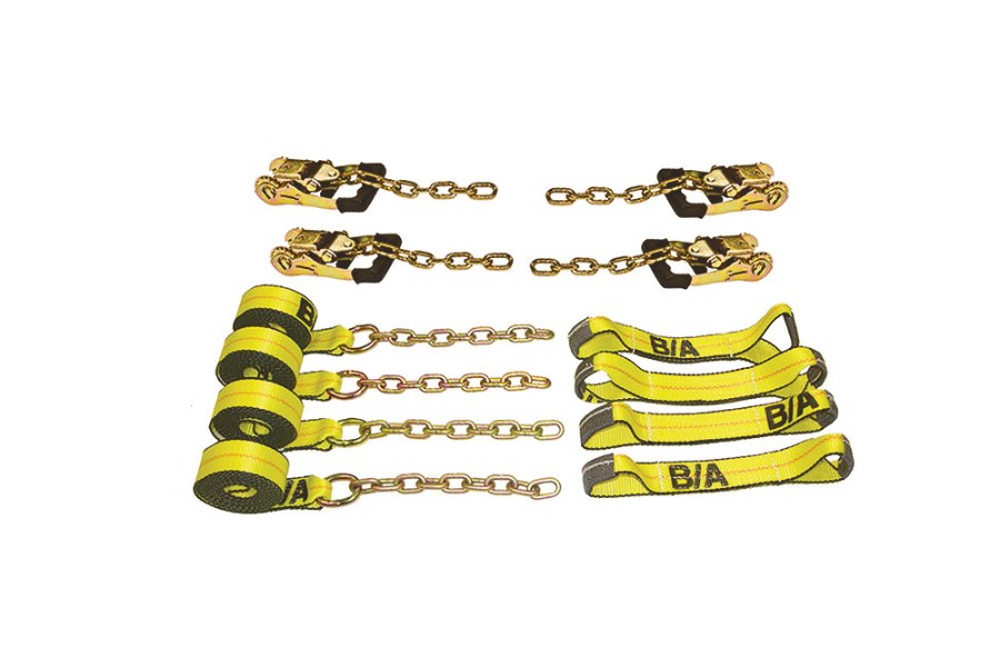 Picture of B/A Products 8-Point Tie-Down System with Chains and Gradual Release Ratchets