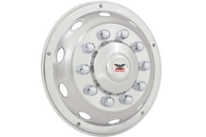 Picture of Phoenix Stainless Steel Replacement Front Quick Cover Wheel Liner 22.5" 10 Lug 10HH