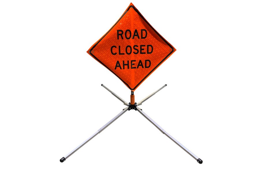 Picture of Sign and Safety Equipment Spring Safety Sign Stand