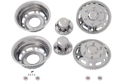 Picture of Phoenix Stainless Steel D.O.T. Dual Wheel Simulator for 16" 6 Lug Sprinter Wheels '06 - Current Dodge / Ram and '06 - Current Freightliner
