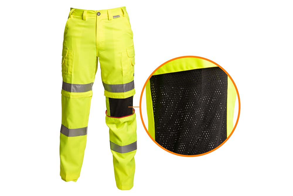 Picture of Coolworks Hi-Vis Ventilated Lime Green Pants
