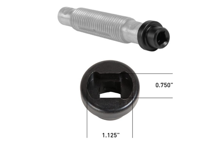 Picture of Tiger Tool Medium 1.15" x .76" Leaf Spring Pin Socket