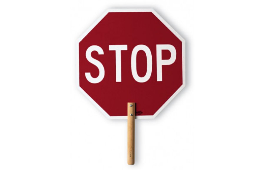 Picture of TrafFix Vizcon 24" Slow/Stop Traffic Sign