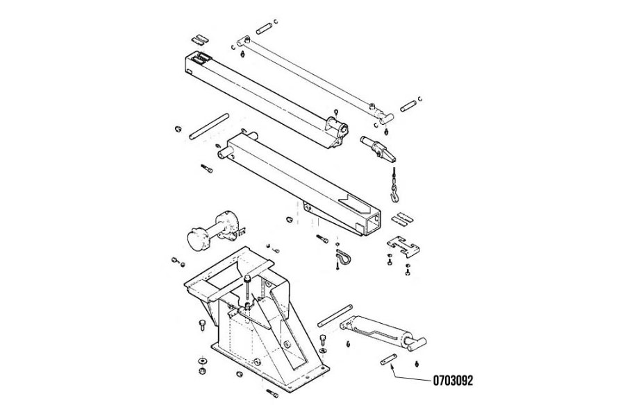 Picture of Miller Boom Lift Cylinder Pin Century Formula 6500