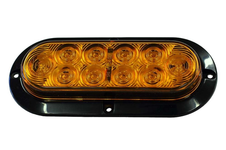Picture of TowMate Oval Stop / Tail / Turn Amber LED 6"