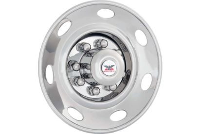 Picture of Phoenix 16" 8-Lug Stainless Steel D.O.T. Rear Hub Cover, Used in NSF921 and
NSF941
