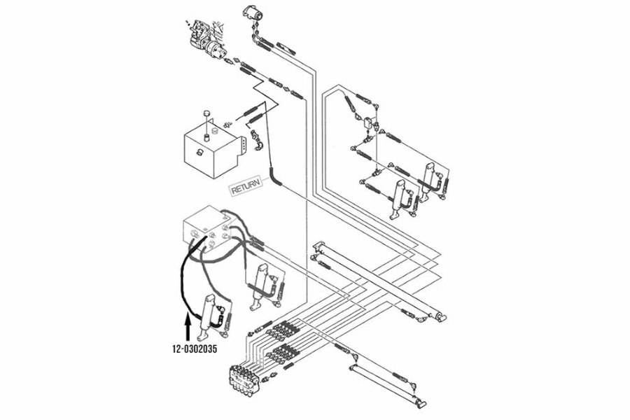 Picture of Miller Hose Assembly 3/8" x 18"