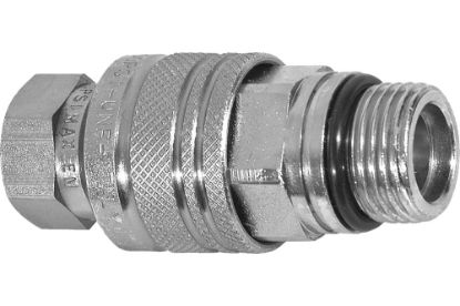 Picture of S.A.M. 1/4" NPT Coupler Male Hose Female Block