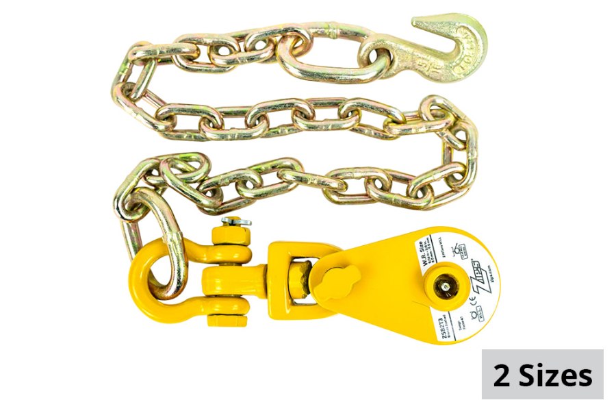 Picture of Zip's Snatch Block with Chain and Grab Hook