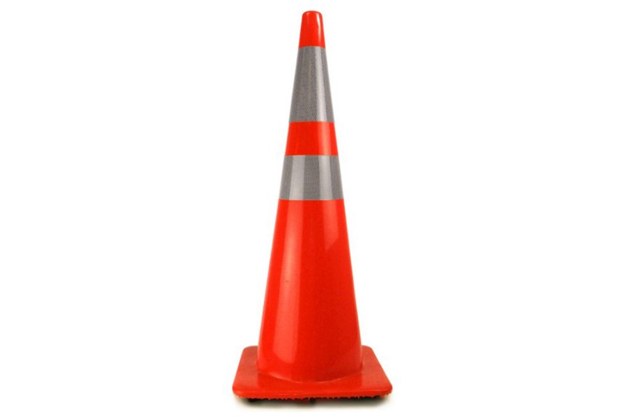 Picture of Hi-Way Safety Orange Reflective Traffic Cone