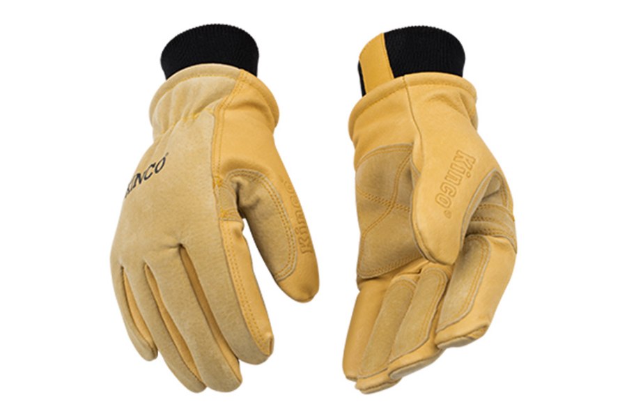 Picture of Kinco Lined Heavy Duty Premium Grain Suede Pigskin Driver Gloves