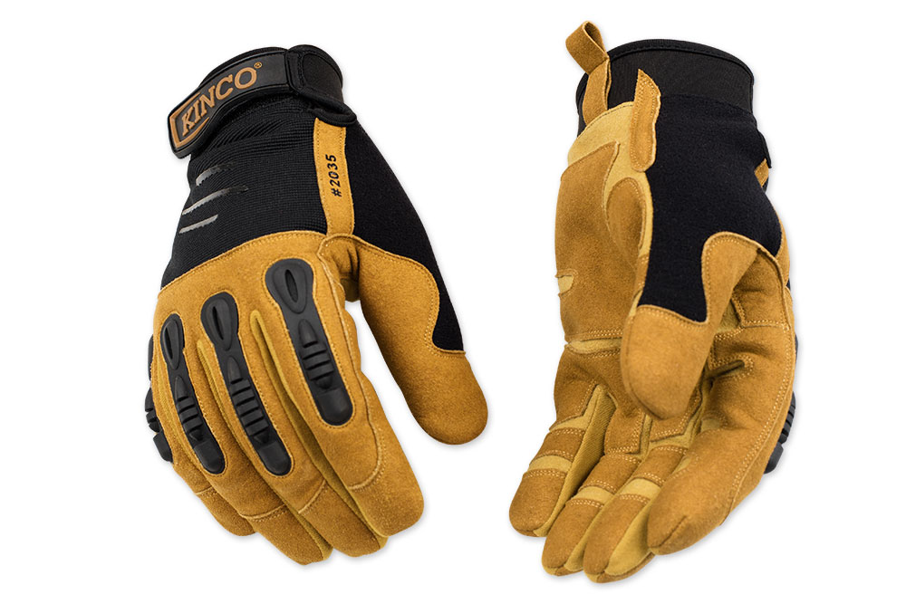 Picture of KincoPro Unlined Foreman Synthetic Gloves with Pull-Strap