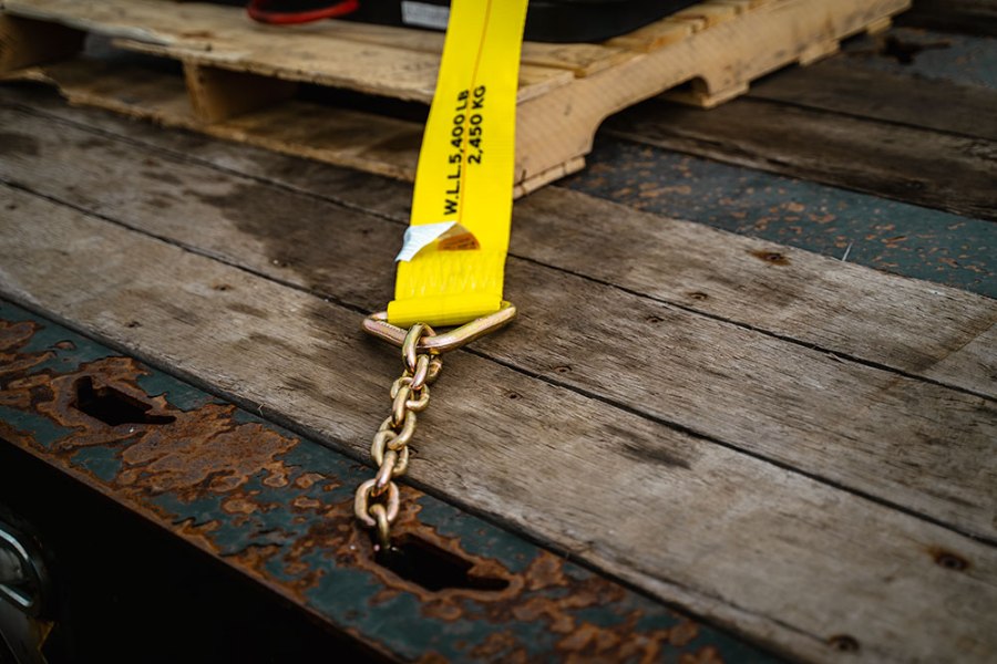 Picture of Zip's 4" Winch Straps with Chain and Grab Hook