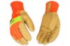 Picture of Kinco Hi-Vis Lined Pigskin Leather Palm Gloves with Knit Wrist