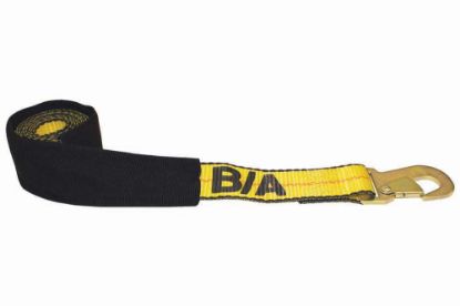 Picture of B/A Products Wheel Lift Tie-Down Strap with Flat Hook and Cordura Sleeve