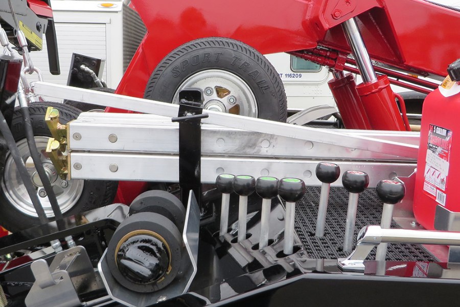 Picture of Zip's Custom Dolly Axle Storage Brackets Chevron 408