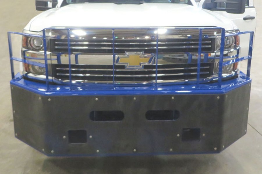 Picture of Diversified Push Bumper Chevy 2500 / 3500 HD Tall Profile 2015 - 2019 w/o Grille Guard