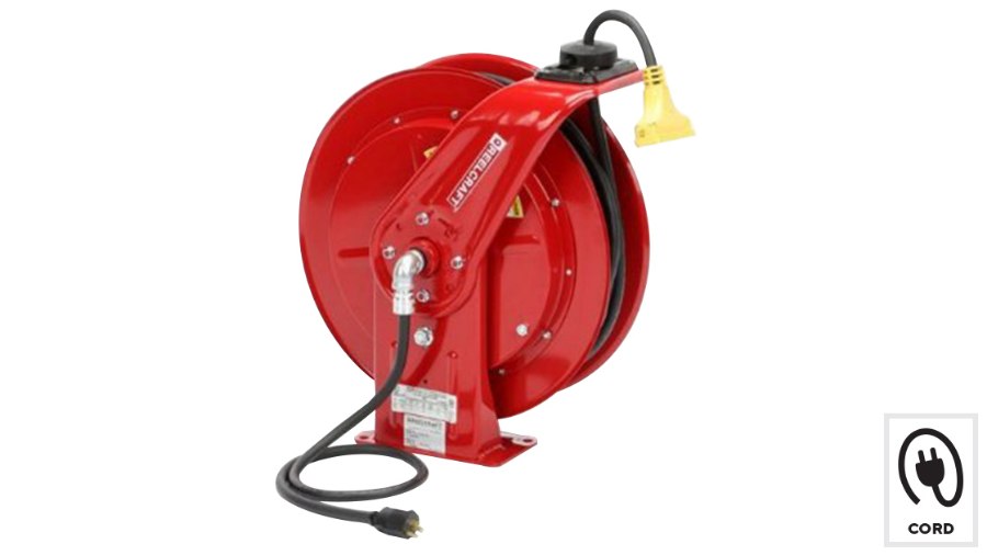 Picture of Reelcraft Series 70000 NEMA Triple Outlet Power Cord Reel