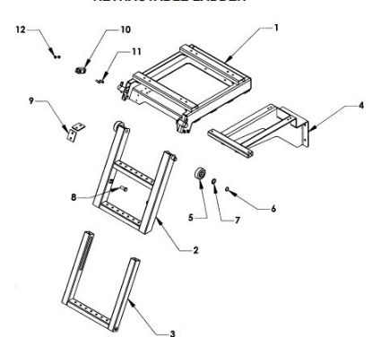 Picture of Century Retractable Carrier Ladder Assembly
