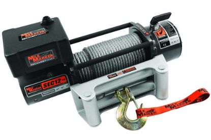 Picture of Mile Marker SEC12 12,000 lb Waterproof 24V Electric Winch