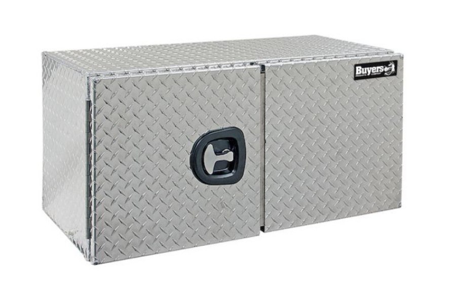 Picture of Buyers Diamond Tread Double Door Aluminum Underbody Truck Box w/Barn Door Series