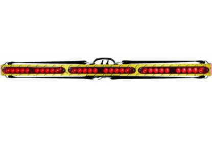 Picture of Towmate Trimline Wireless LED Tow Bar, 48"L, Yellow Diamond Plate