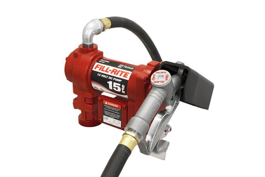 Picture of Fill-Rite 12V DC 15 GPM Fuel Transfer Pump w/ Nozzle