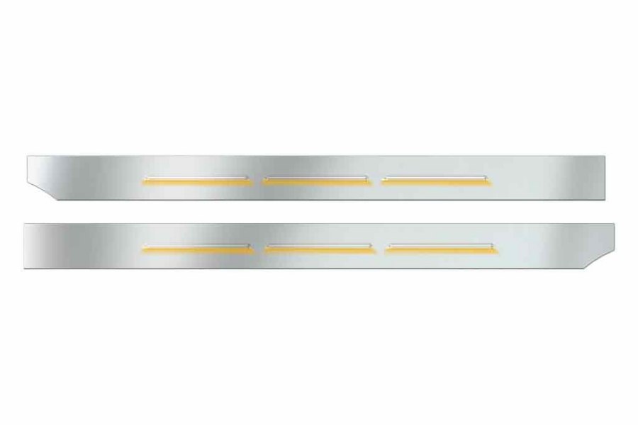Picture of Trux 72" Louvered "Glow Trim" Sleeper Panels - Peterbilt