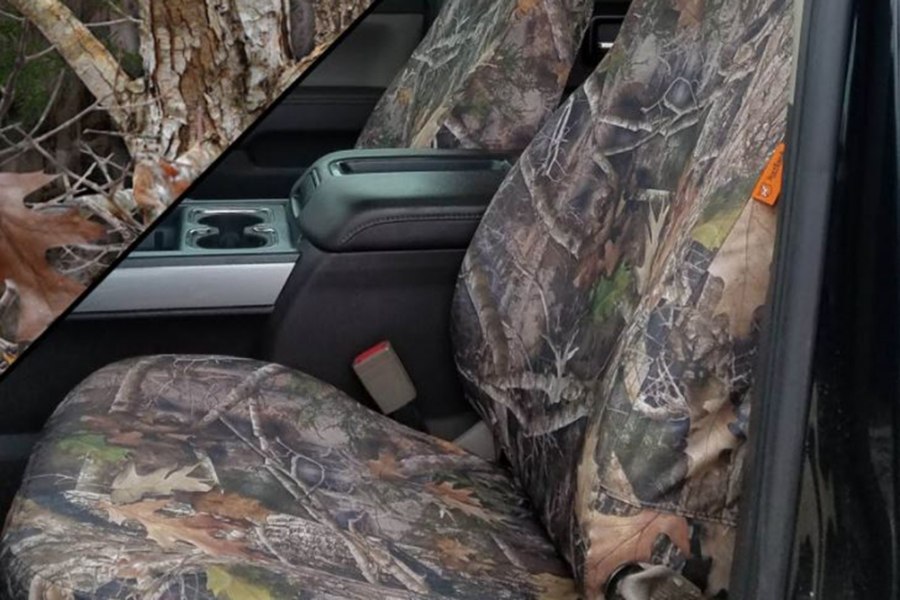 Picture of Tiger Tough Rear Seat Cover 2011-16 Ford F250-F550 / 2011-19 F650-F750 
Folding Armrest (Rear Seat Only)