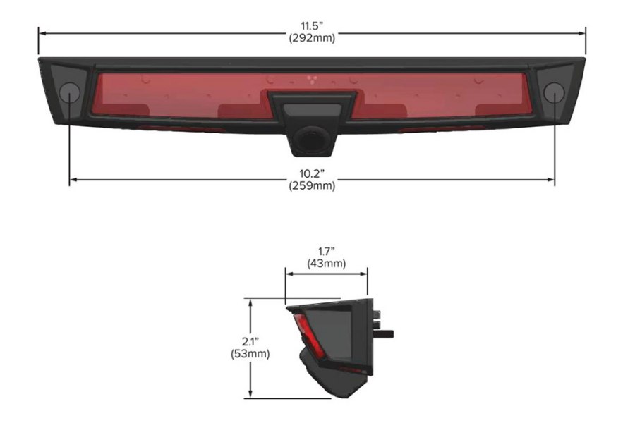 Picture of Hamsar LED Third Brake Light and Back-Up Camera System