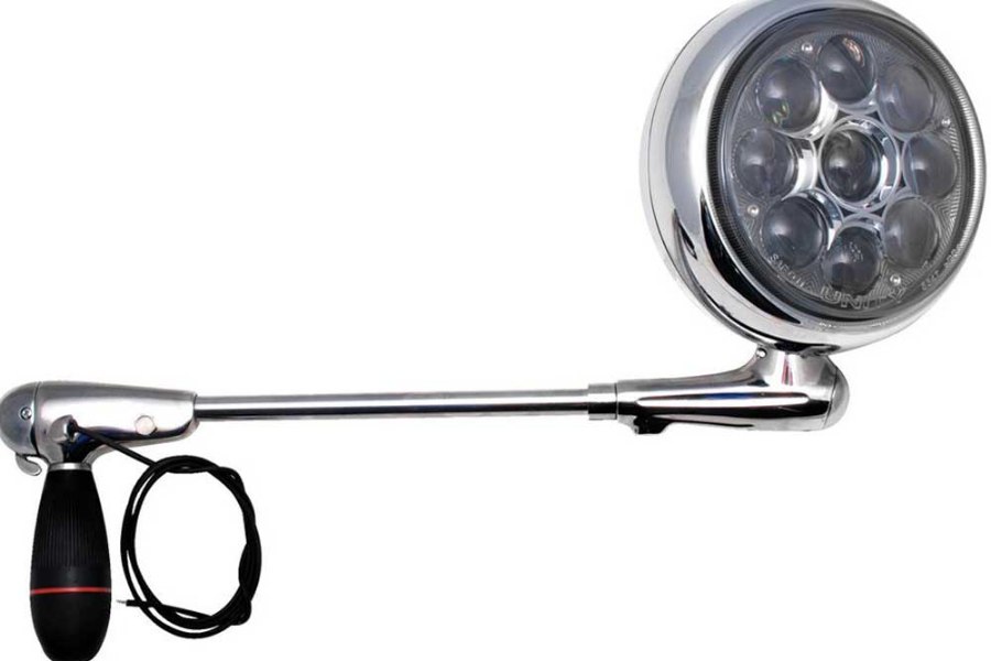 Picture of Unity LED Post-Mount 6" Chrome Spotlight