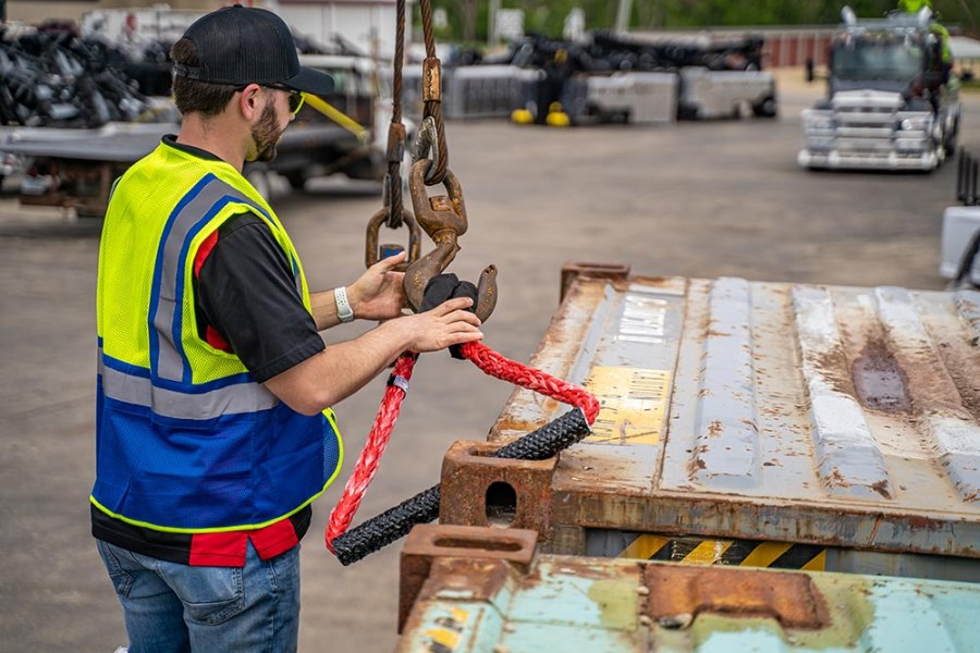 Picture of RimSling Spliced Eye Synthetic Shipping Container Slings

