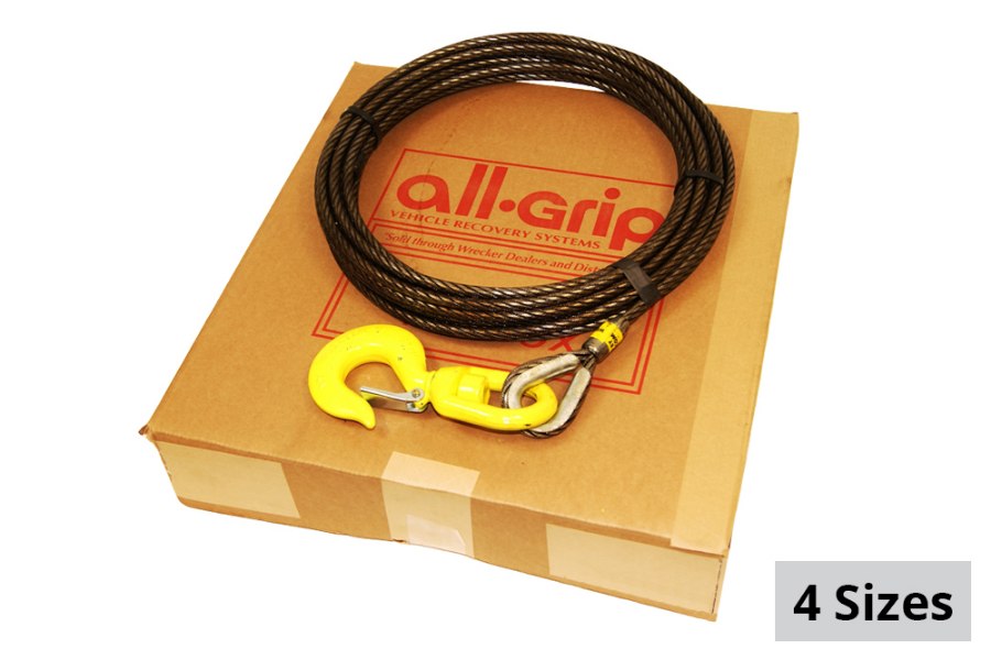 Picture of All-Grip Super Swaged Winch Cable w/ Swivel Hook