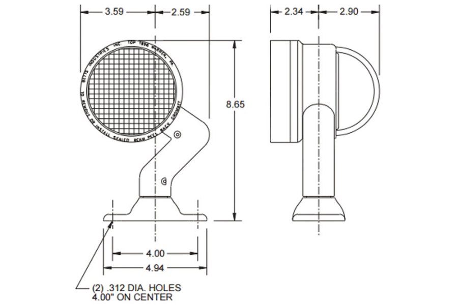 Picture of Betts LED Swivel Work Light