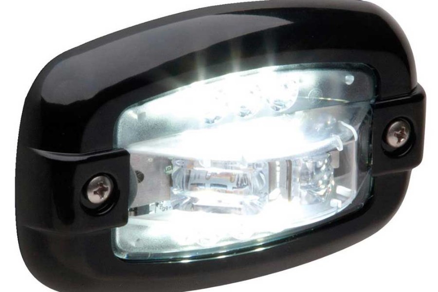 Picture of Whelen V-Series White-LED Black Surface-Mount Warning Light