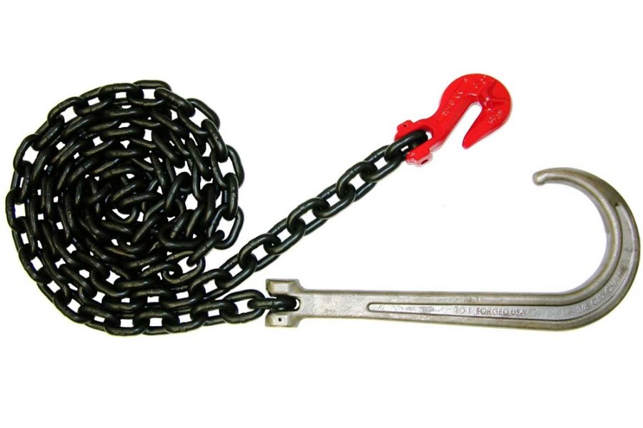 Picture of B/A Products G80 J-Chain Assembly w/ 15" J and Cradle Grab Hook