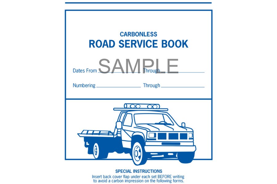Picture of Basic Road Service Form Receipt Books