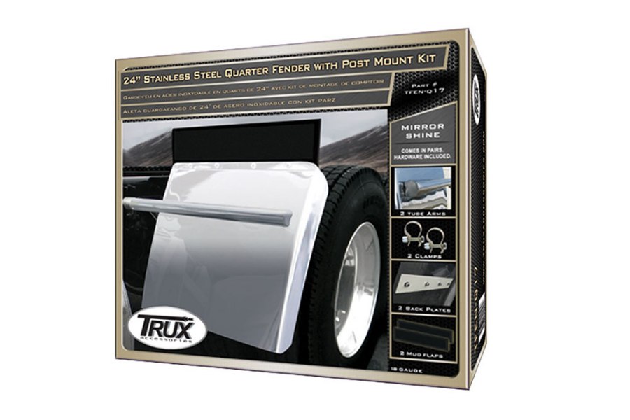 Picture of Trux Economy Stainless Steel Quarter Fender Kit w/ Rolled Edge