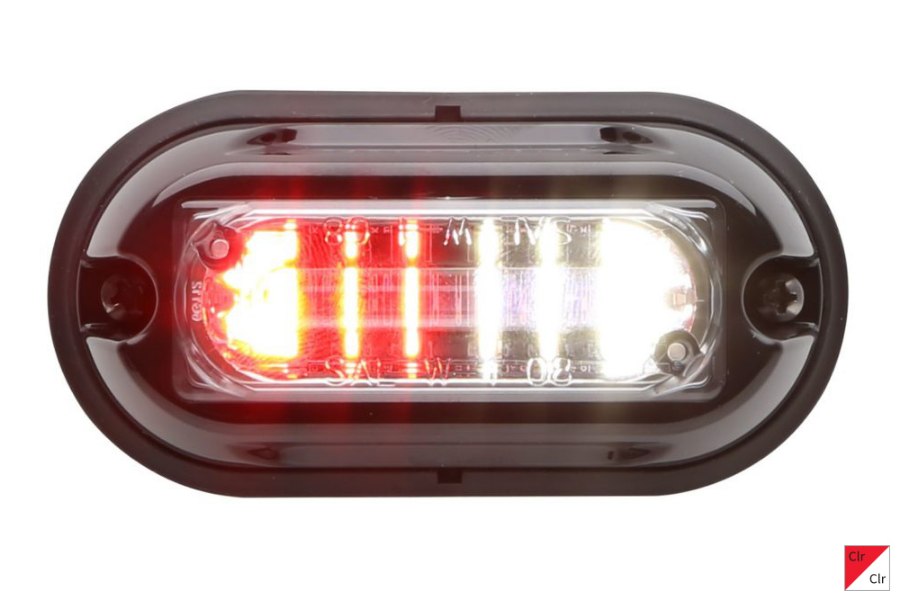 Picture of Whelen Linear 6 LED Red and Clear Light

