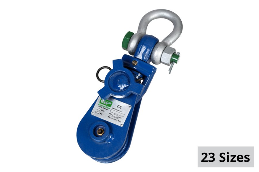 Picture of Green Pin Snatch Block with Swivel Shackle