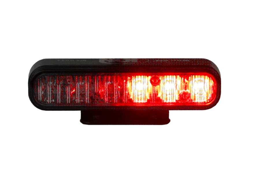 Picture of Whelen Ion Red and Amber LED w/ Black Housing