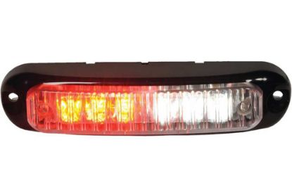 Picture of Whelen Micron Series Super-LED Surface Mount Warning Light - Red/White