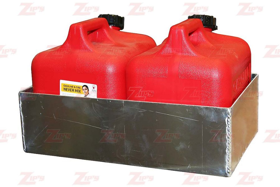 Picture of Zip's Gas Can Mount Bracket w/ 2 Gas Cans