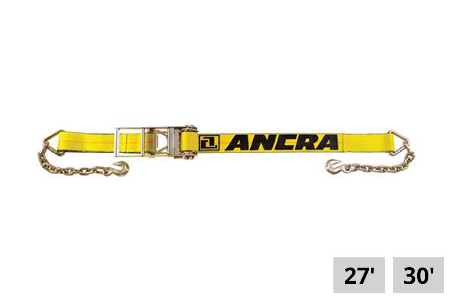 Picture of Ancra 4" Tie-Down Assembly w/ Chain and Grab Hooks