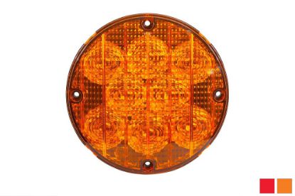 Picture of Maxxima Warning Light 8 LEDs Bus 7" Round 8