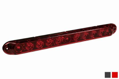 Picture of PACER Stop/Tail/Turn LED Bars, Red Lens, 15"L x 1-1/2"H x 3/4"D
